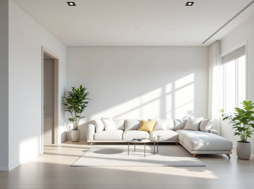 A modern and contemporary style incorporated into home renovations made by the Boston Renovation Services.