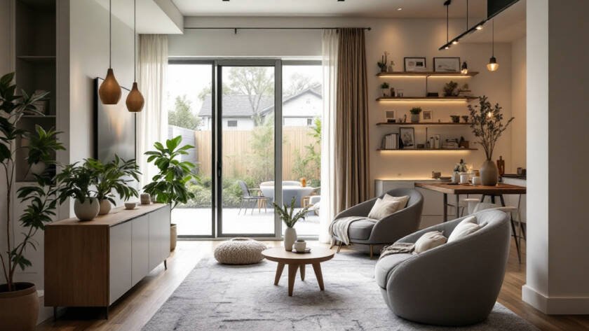 Modern and sleek Boston flooring installation that transforms your living space with contemporary design elements.