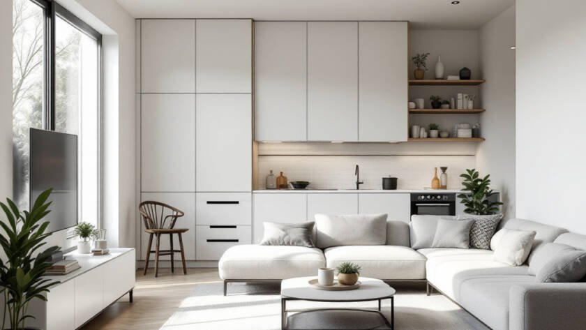 Modern and contemporary interior design and construction implementations in Boston.
