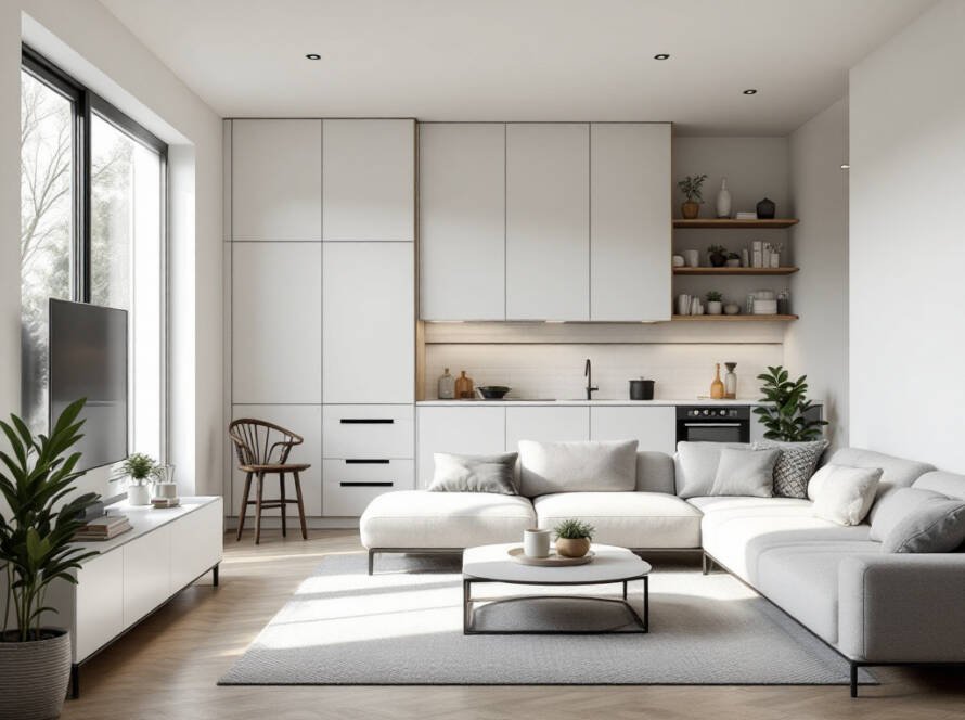 Modern and contemporary interior design and construction implementations in Boston.