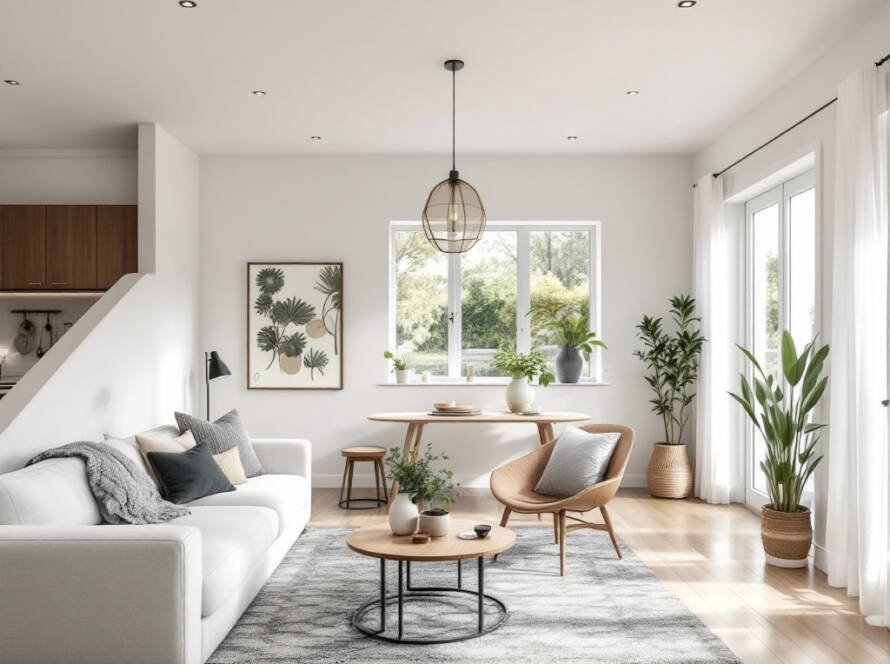 Image of a modern loft renovated by a Boston renovation company, embodying a contemporary design style.