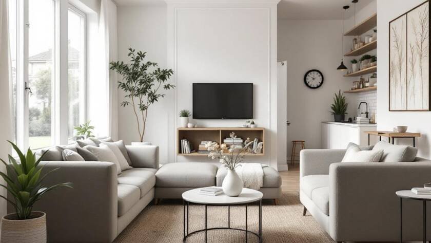 A setting showcasing the modern and contemporary design provided by Boston renovation services.