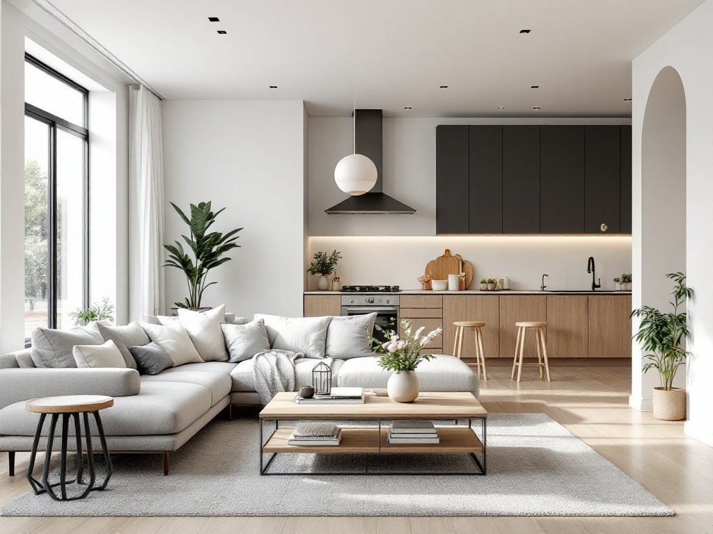 Contemporary Boston renovation project showcasing extreme precision and functionality in a modern design context.