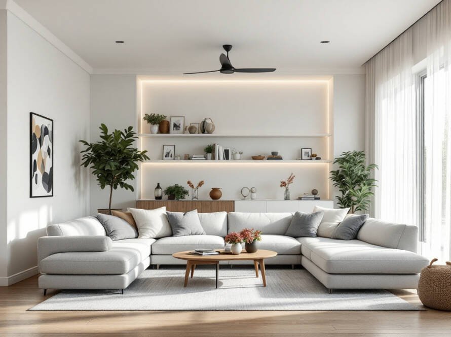 Image showcasing a modern, contemporary designed floor installation in Boston combining quality and innovation.