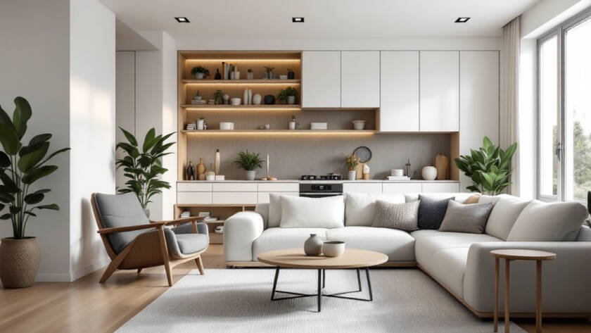 Modern and contemporary interior design transformation in Boston.