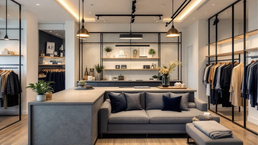 A renovated Boston store with a modern, contemporary design.