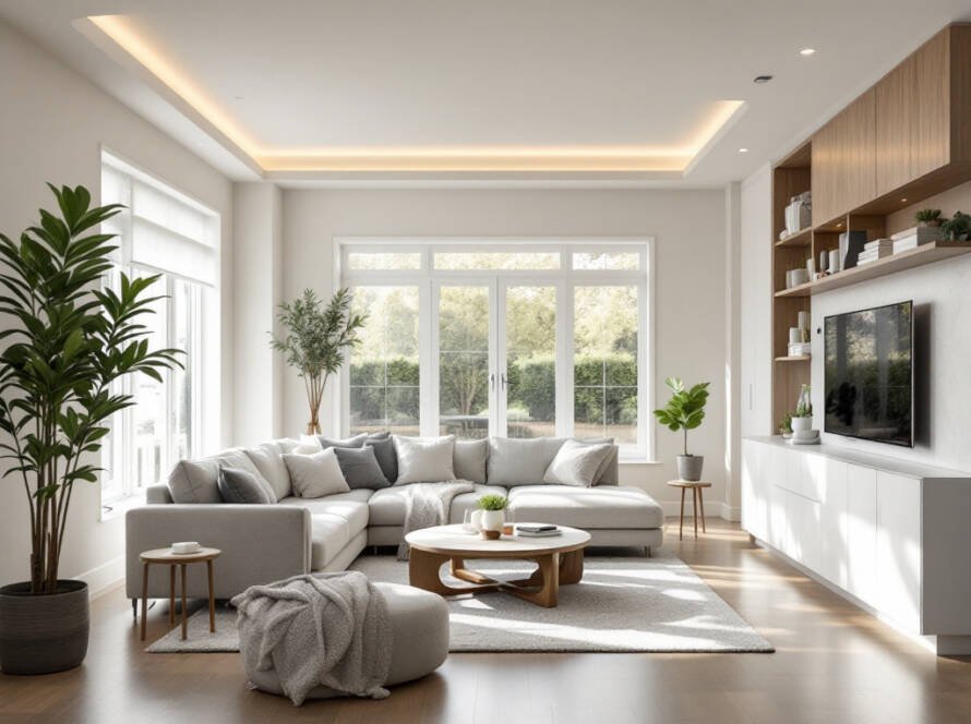 'Modern and contemporary designed renovation project in Boston showcasing intricate details and dedication.'