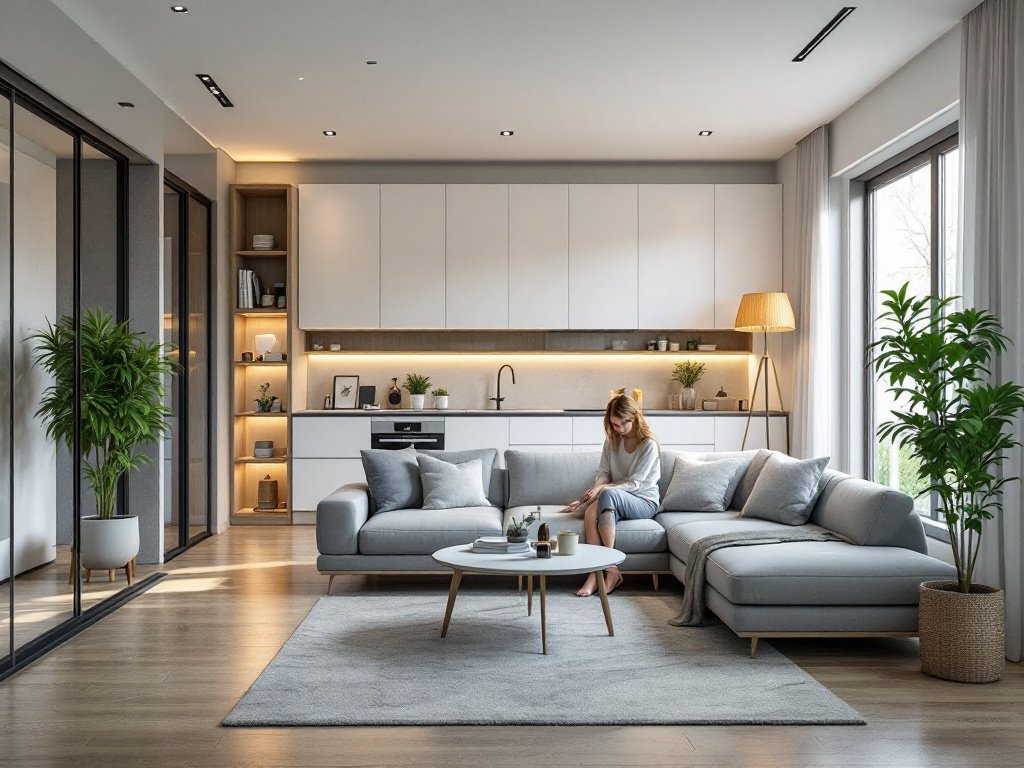 An advert showcasing Boston's extension and addition service with a modern and contemporary design.