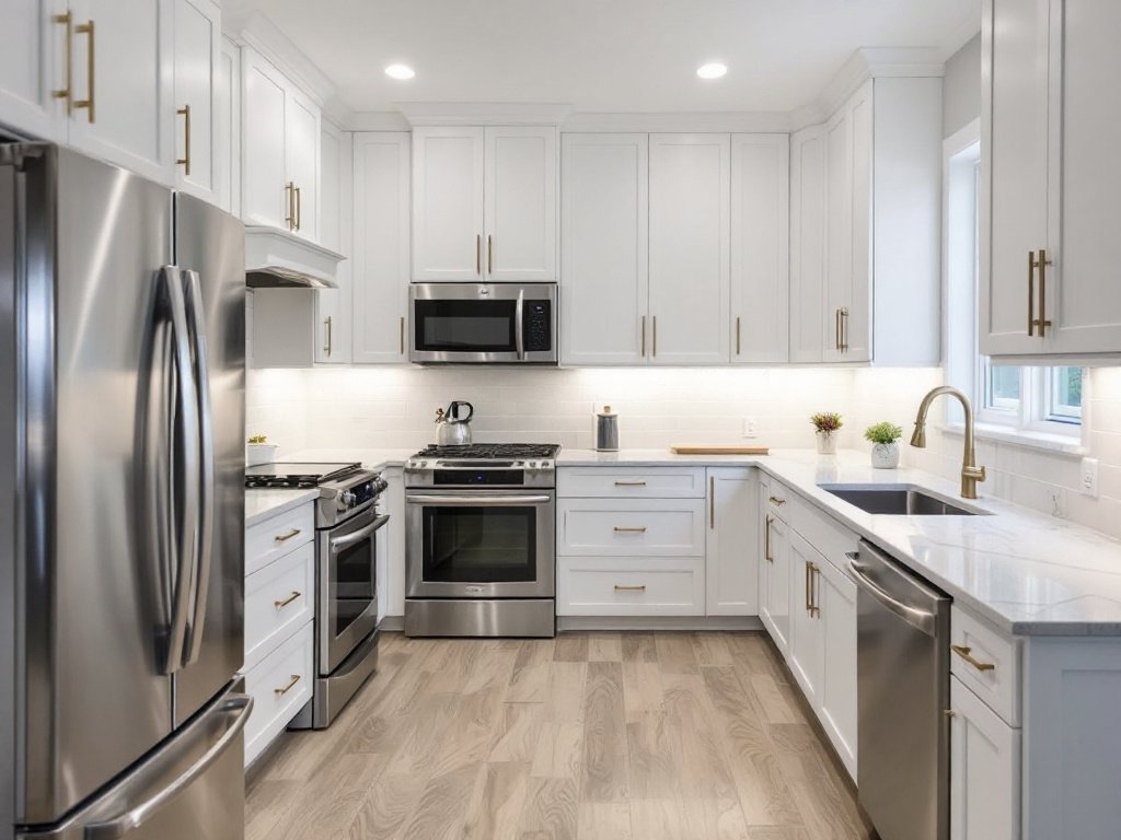 Modern kitchen renovation in Boston