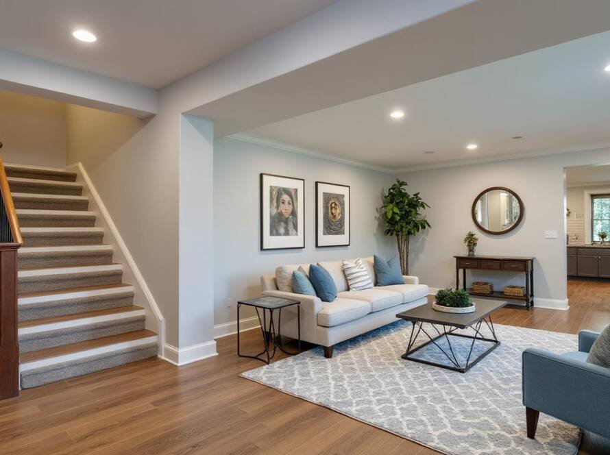 波士顿地下室翻新 - 明煌装修公司