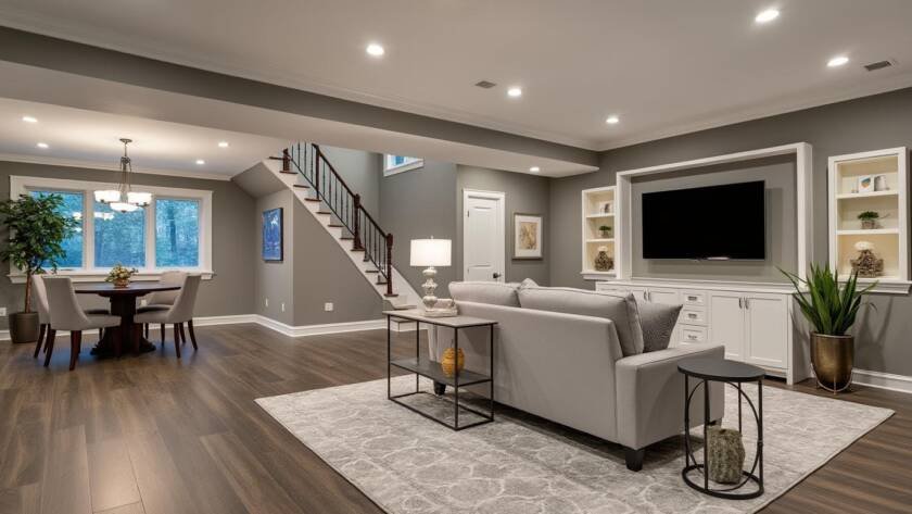 波士顿地下室翻新 - 明煌装修公司