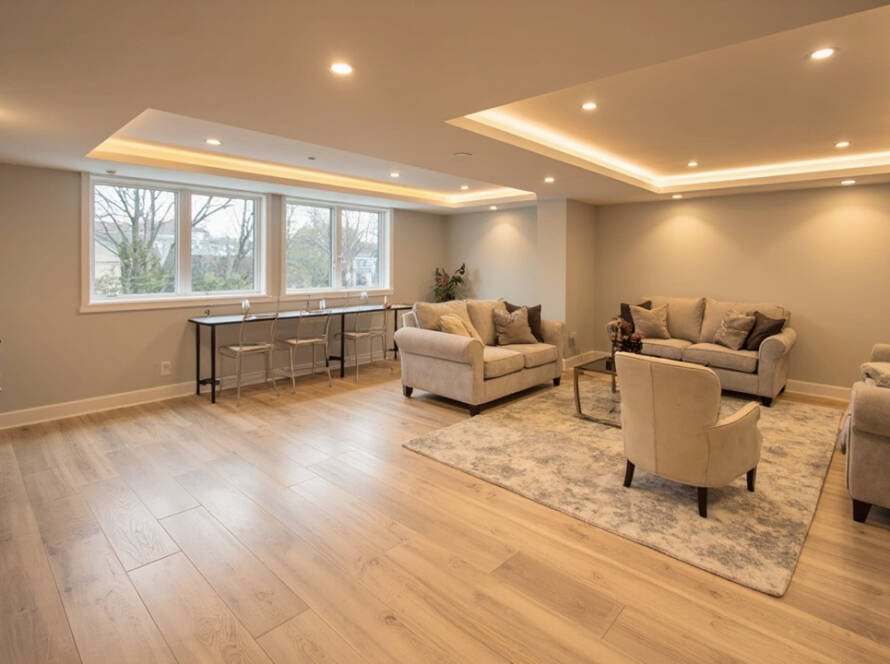 波士顿地下室翻新 - 明煌装修公司